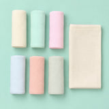 6-Piece Soft Baby Towel Set – Premium Cotton Towels in Pastel Colors